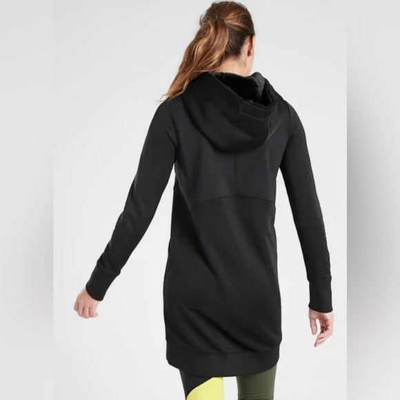 Athleta Triumph Luxe Shine Hoodie Dress-Small NWT - Picture 2 of 13